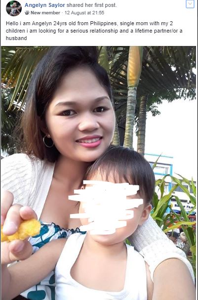 single mom Angelyna